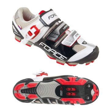 Pantofi MTB Hard Force negru/alb 44