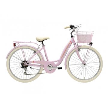 Bicicleta Adriatica Panda 26 Lady 6V Roz 42 cm