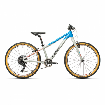 Bicicleta Copii Cube SL Acid 240 2021 - 24 Inch, Argintiu-Albastru