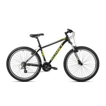 Bicicleta de munte pentru barbati Romet Rambler R7.0 Negru/Galben/Argintiu 2023