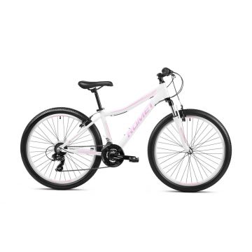 Bicicleta de munte pentru femei Romet Jolene 6.0 Alb/Lavanda 2023
