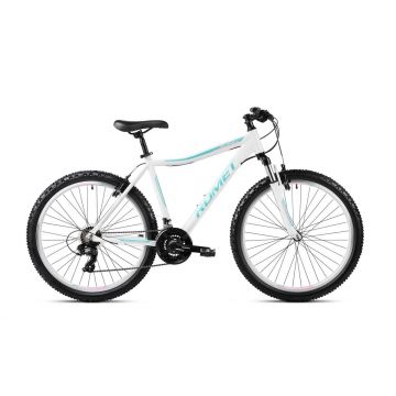 Bicicleta de munte pentru femei Romet Jolene 6.1 Alb/Turcoaz 2023