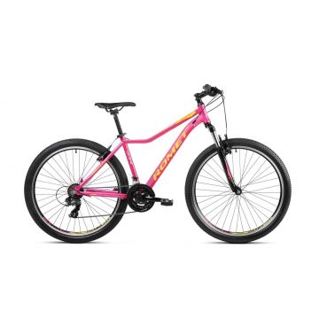 Bicicleta de munte pentru femei Romet Jolene 7.0 LTD Roz/Galben 2023