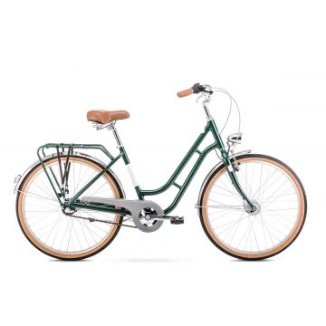 Bicicleta de oras pentru femei Romet Luiza Classic 26 M/18 Verde 2023