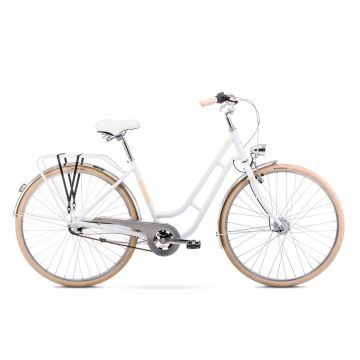 Bicicleta de oras pentru femei Romet Luiza Classic L/19 Alb 2023
