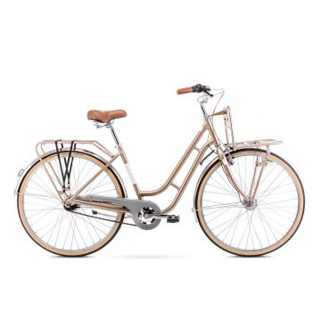 Bicicleta de oras pentru femei Romet Luiza Lux 26 M/18 Bej 2023