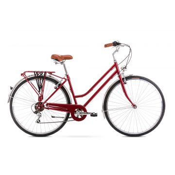 Bicicleta de oras pentru femei Romet Vintage Eco D Visiniu 2023