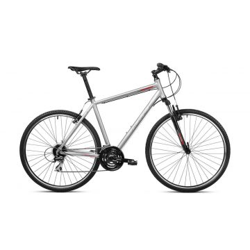 Bicicleta de trekking pentru barbati Romet Orkan 2 M Grafit/Rosu 2023