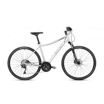 Bicicleta de trekking pentru femei Romet Orkan 7 D Argintiu/Gri 2023