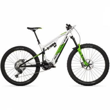 Bicicleta Electrica Rock Machine Blizzard INT e90-297 RZ 29 Gloss Silver Black Green 19.0 - (L)