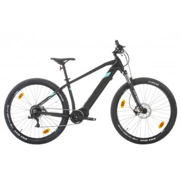 Bicicleta electrica Sprint E-MTB Pulse 29 Negru Mat/Turcuaz - 480mm(L)