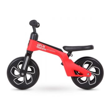 Bicicleta fara pedale, Qplay Tech, Rosu, 10 inch