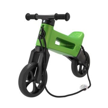 Bicicleta fara pedale Funny Wheels Rider SuperSport 2 in 1 Metallic Green