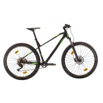 Bicicleta MTB Sprint Apolon Pro 29 Negru Mat/Verde Neon 480 mm