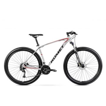 Bicicleta MTB - XC pentru barbati Romet Mustang M1 Gri/Rosu 2023