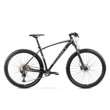 Bicicleta MTB - XC pentru barbati Romet Mustang M8 Negru/Sampanie 2023