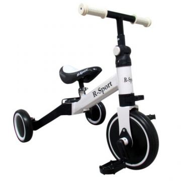 Bicicleta multifunctionala R-Sport 4 in 1 cu pedale detasabile P8 alb