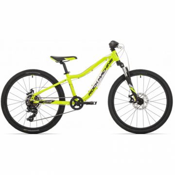 Bicicleta Rock Machine Storm 24 MD 24 Galben Neon Negru Gri 12