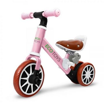 Bicicleta copii cu pedale detasabile Ecotoys LC-V1307 roz, scaun ajustabil de la 29-33 cm, roti din spuma EVA, de la 2 ani pana la 20 kg Bicicleta copii cu pedale detasabile Ecotoys LC-V1307 roz, scaun ajustabil de la 29-33 cm, roti din spuma EVA, de la 2 ani pana la 20 kg