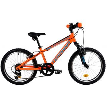 Bicicleta copii Dhs 2023 portocaliu negru 20 inch