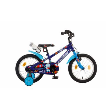 Bicicleta copii Polar Rocket 14 inch albastru