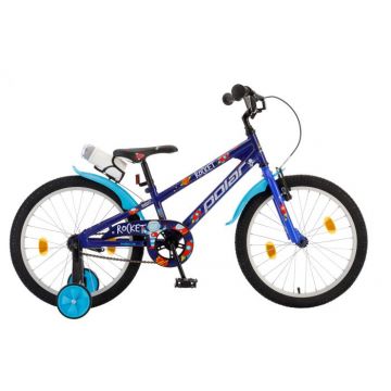 Bicicleta copii Polar Rocket 20 inch albastru