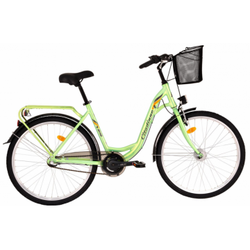 Bicicleta dama DHS Citadinne 2636 - 26 inch verde