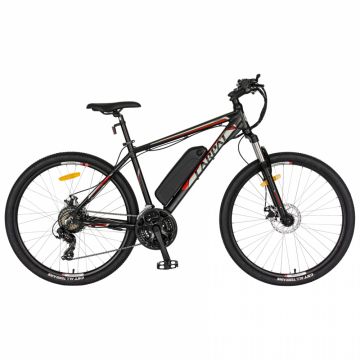 Bicicleta electrica MTB E-Bike 27.5 inch 250W Carpat C271ME negrurosualb