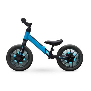 Bicicleta fara pedale Balance bike QPlay Spark Albastru