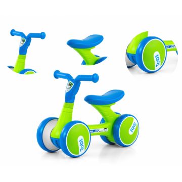 Bicicleta fara pedale Tobi Blue Green