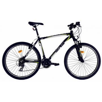 Bicicleta Mtb Dhs Terrana 2623 L negru verde 26 inch