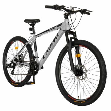 Bicicleta MTB-HT 27.5 inch frane pe disc Carpat CSC2758C gri cu design negru