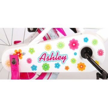 Bicicleta pentru copii 14 inch cu roti ajutatoare si frana de mana Volare Ashley 81404-IT