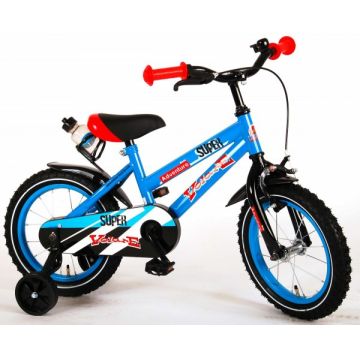 Bicicleta pentru copii 14 inch cu roti ajutatoare Volare Super Children Blue 91431