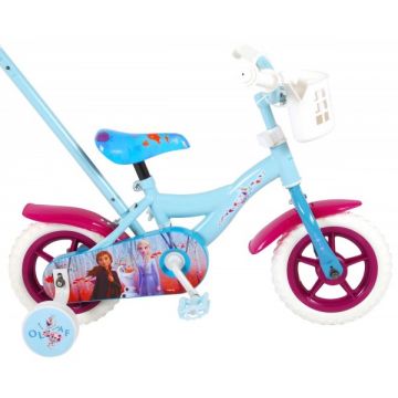 Bicicleta pentru fete 10 inch cu roti ajutatoare Volare Frozen 2 91050
