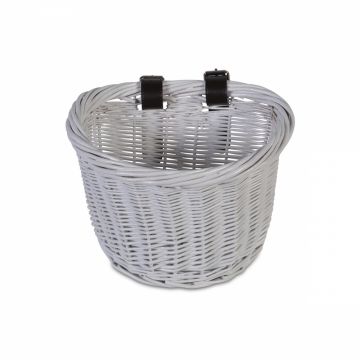 Cos de bicicleta impletit Byox Basket White