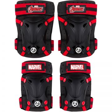 Set protectie Skate cotiere, genunchiere si incheieturi Avengers Seven