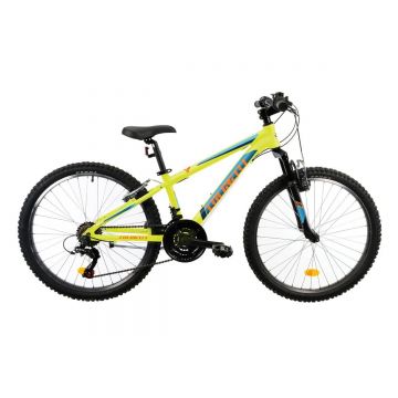 Bicicleta Colinelli COL23, 24 inch, 18 Viteze, Cadru Otel, Frane V-Brake, Verde