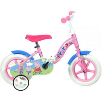 Bicicleta copii 10inch, pentru copii peste 3 ani, peppa pig 108L-PIG Dino Bikes