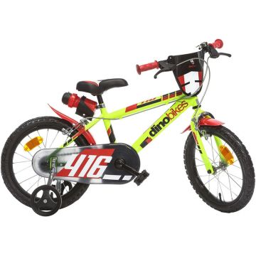 Bicicleta copii Dino Bikes 16' 416 galben