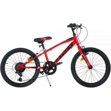 Bicicleta copii 6-9 ani, 20 inch, Mtb Baieti Sport Rosu, Dino Bikes DB420U06RE