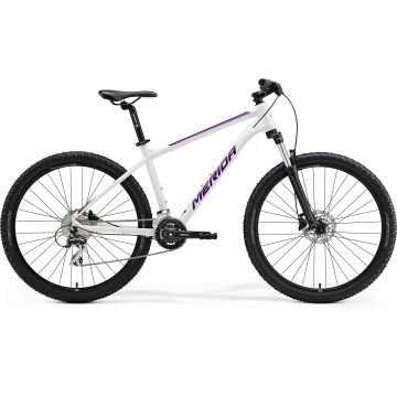 Bicicleta de munte pentru barbati Merida Big.Seven 20-3X marimea L Alb/Mov Lila 2022