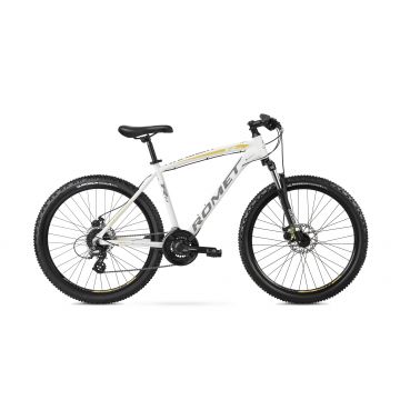 Bicicleta de munte pentru barbati Romet Rambler R6.3 Alb/Auriu 2022