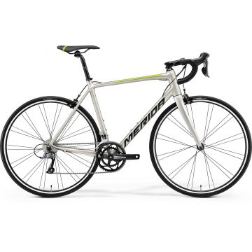 Bicicleta de Sosea Unisex Merida Scultura Rim 100 Titan/Negru/Verde 22/23