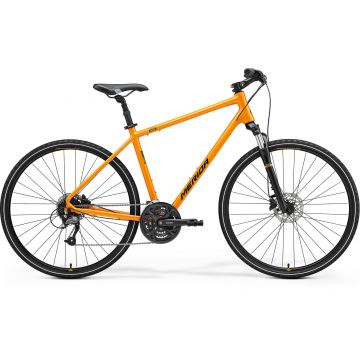 Bicicleta de Trekking/Oras Barbati Merida Crossway 40 Portocaliu/Negru 22/23