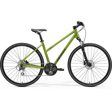 Bicicleta de Trekking/Oras Femei Merida Crossway 20 Lady Verde/Negru 22/23