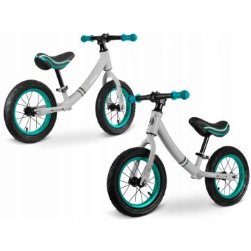 Bicicleta fara pedale Ricokids 760100 turcoaz - gri