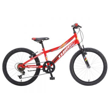 Bicicleta Polar, Booster Turbo 20 inch, Rosu