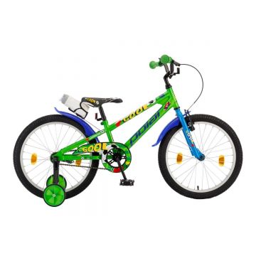 Bicicleta Polar, Football, 20 inch, Verde Albastru