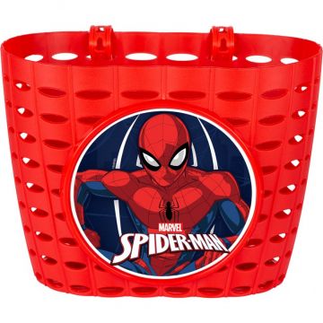 Cos bicicleta Spiderman Seven, material plastic, 3 ani+